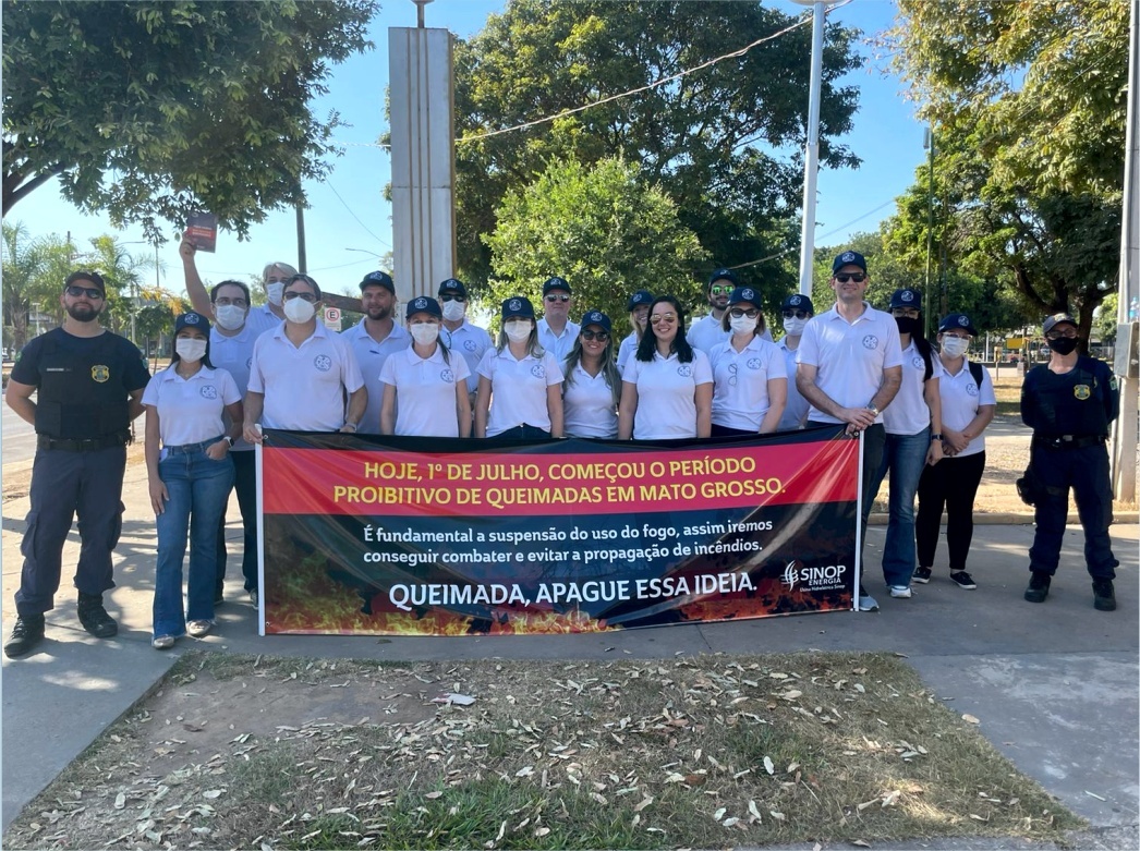 Sinop Energia lança campanha de prevenção a queimadas com blitz orientativa