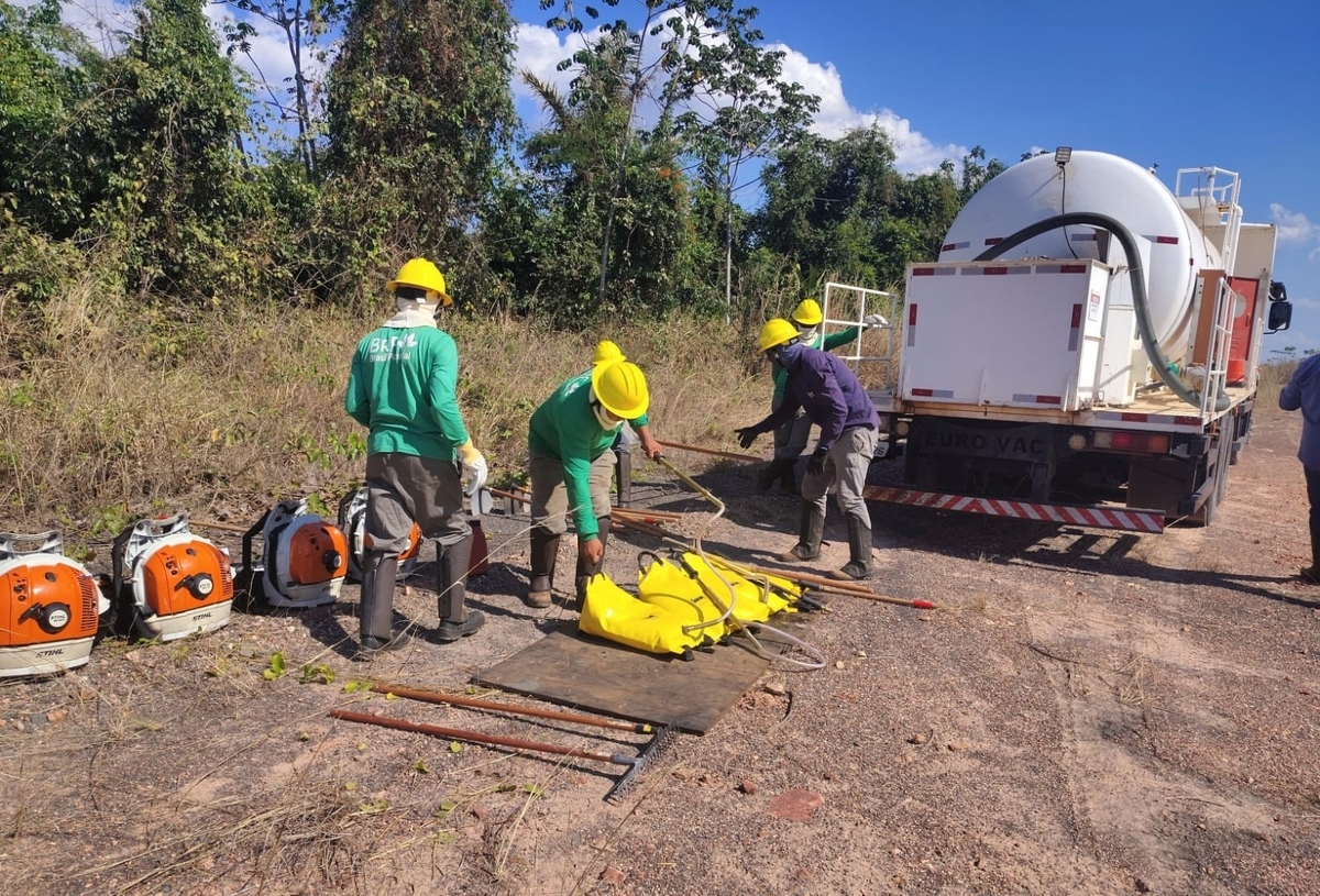 Sinop Energia realiza treinamento prático de brigada de incêndio