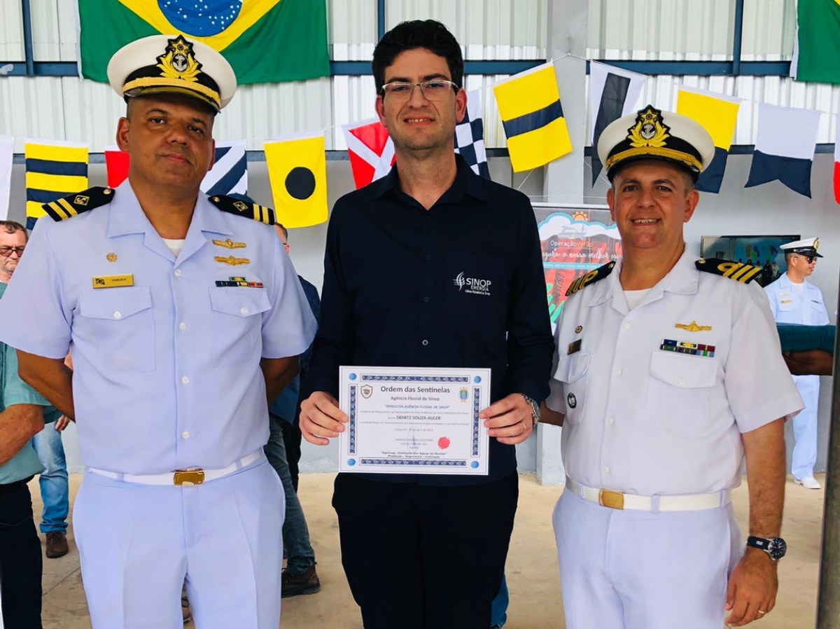 Sinop Energia recebe reconhecimento da Marinha do Brasil
