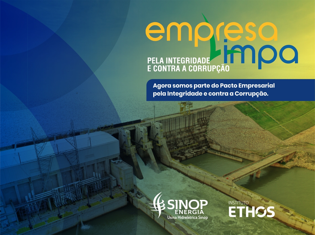 UHE Sinop adere ao Pacto Empresarial pela Integridade e Contra a Corrupção