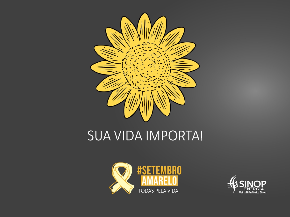 Sinop Energia realiza campanha “Setembro Amarelo” com vídeo para redes sociais