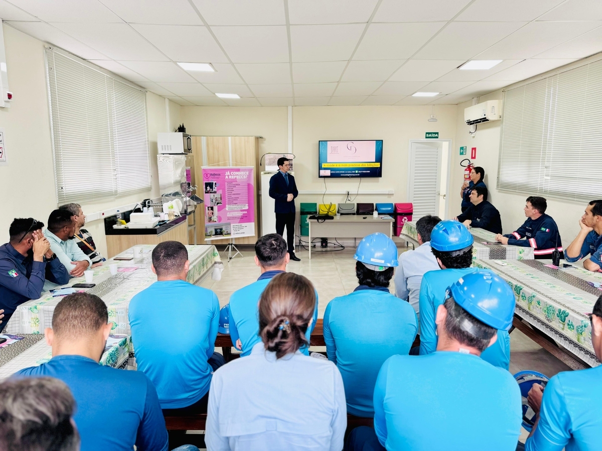 Novembro Azul: Sinop Energia realiza palestra sobre prevenção ao câncer de próstata