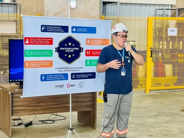 Com bate-papo entre funcionários e terceiros, Sinop Energia celebra o Dia Mundial da Saúde e Segurança no Trabalho