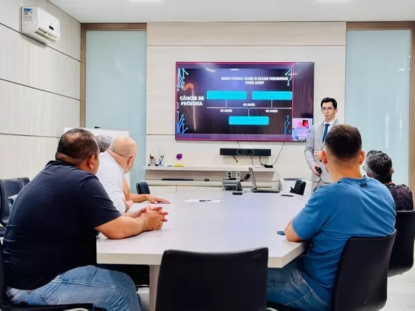 Novembro Azul: Sinop Energia realiza palestra sobre prevenção ao câncer de próstata