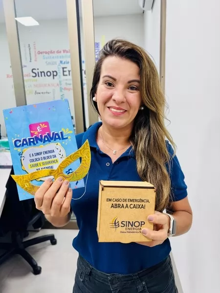 Sinop Energia realiza conscientização de colaboradores para o Carnaval