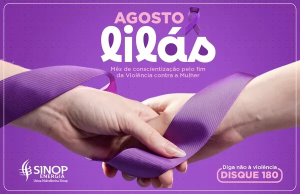Sinop Energia promove bate-papo em apoio à campanha Agosto Lilás