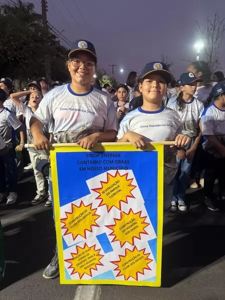 7 DE SETEMBRO: Sinop Energia é homenageada em desfile cívico