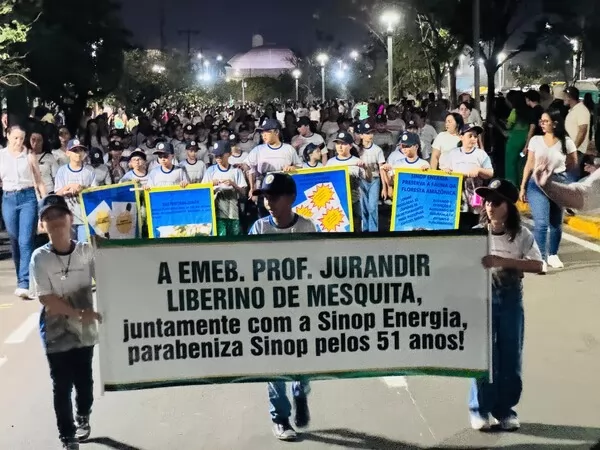 7 DE SETEMBRO: Sinop Energia é homenageada em desfile cívico