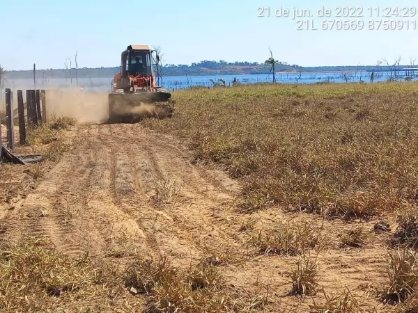 UHE Sinop constrói aceiros para prevenção de queimadas no entorno do reservatório