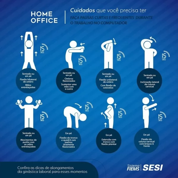 Sinop Energia oferta Ginástica Laboral aos seus colaboradores
