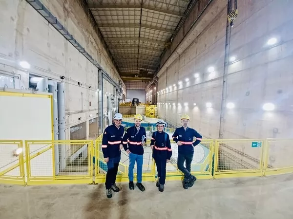 INTEGRAÇÃO - Equipe de engenharia hidráulica da EDF Internacional visita a UHE Sinop