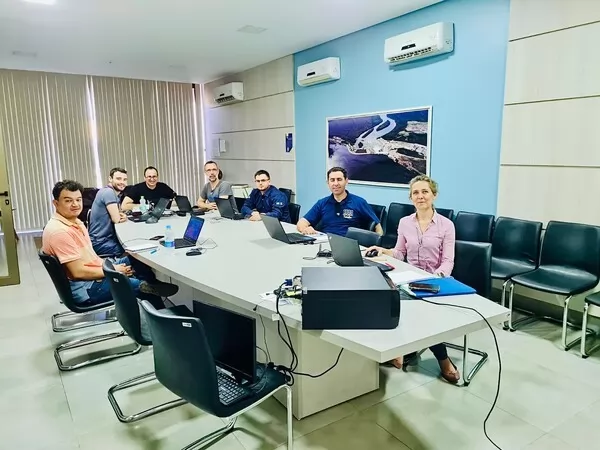 INTEGRAÇÃO - Equipe de engenharia hidráulica da EDF Internacional visita a UHE Sinop