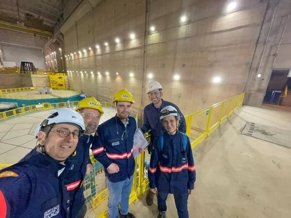 INTEGRAÇÃO - Equipe de engenharia hidráulica da EDF Internacional visita a UHE Sinop