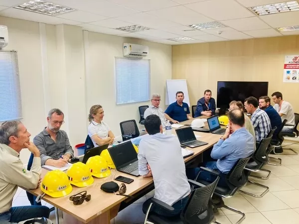 INTEGRAÇÃO - Equipe de engenharia hidráulica da EDF Internacional visita a UHE Sinop