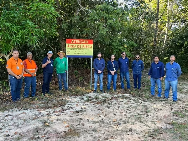 UHE Sinop realiza Simulado de emergência da barragem e orienta colaboradores e população