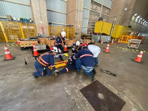 UHE Sinop realiza Simulado de emergência da barragem e orienta colaboradores e população
