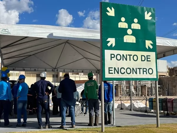 UHE Sinop realiza Simulado de emergência da barragem e orienta colaboradores e população