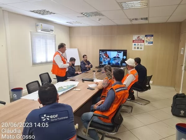 UHE Sinop realiza Simulado de emergência da barragem e orienta colaboradores e população