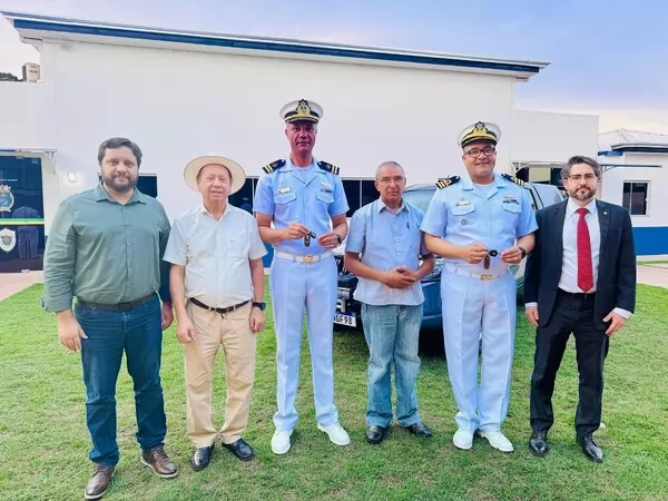 Sinop Energia fortalece operações da Marinha do Brasil com a doação de caminhonete para a Agência Fluvial de Sinop
